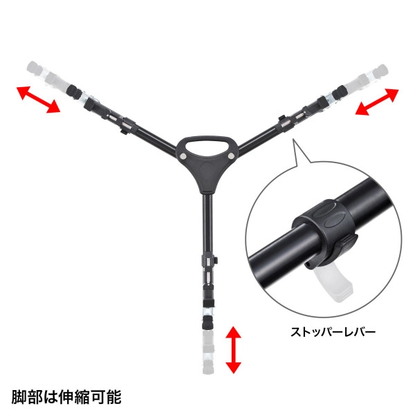 キャスター付き三脚台（折り畳み式） DG-CAM31