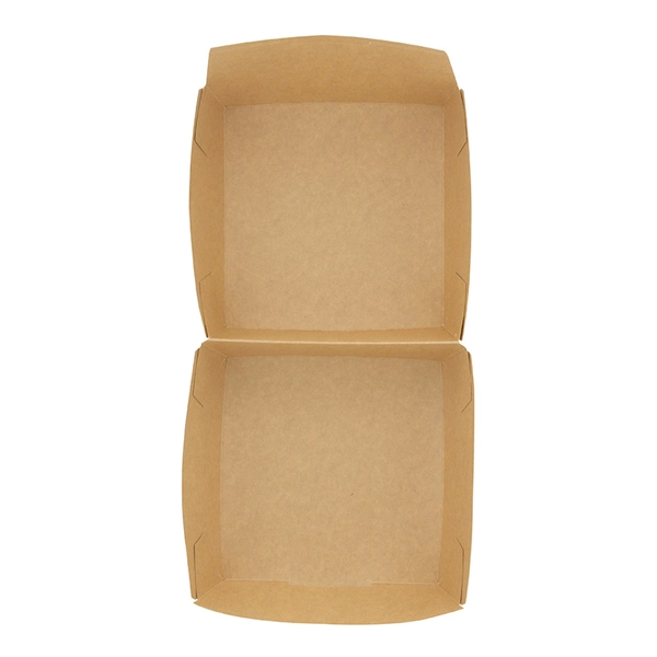 【HEIKO】食品容器 クラフトフードパック バーガー L 50枚×6 (300枚)