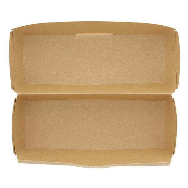 【HEIKO】食品容器 クラフトフードパック ホットドッグ 50枚×6 (300枚)