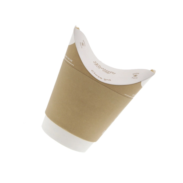 【HEIKO】バタフライカップ 8オンス ホット ダブル クラフト 25個