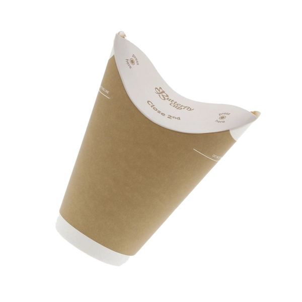 【HEIKO】バタフライカップ 12オンス ホット シングル クラフト 40個×20 (800個)