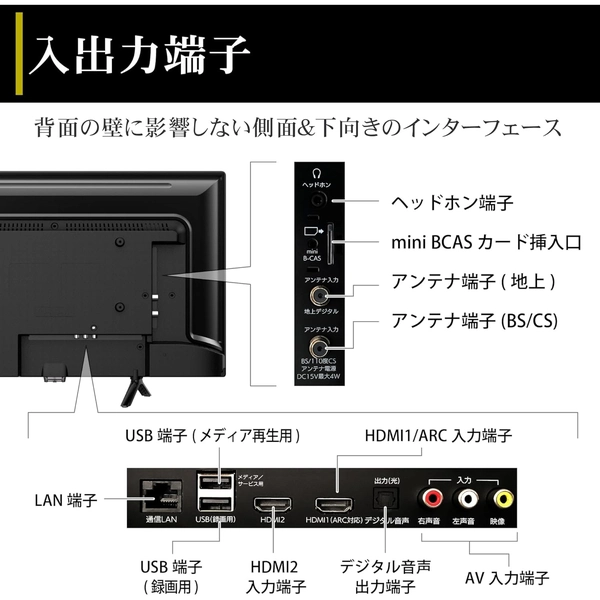 FFF IRIE Google TV搭載 24V型 スマートテレビ FFF-TV24WG