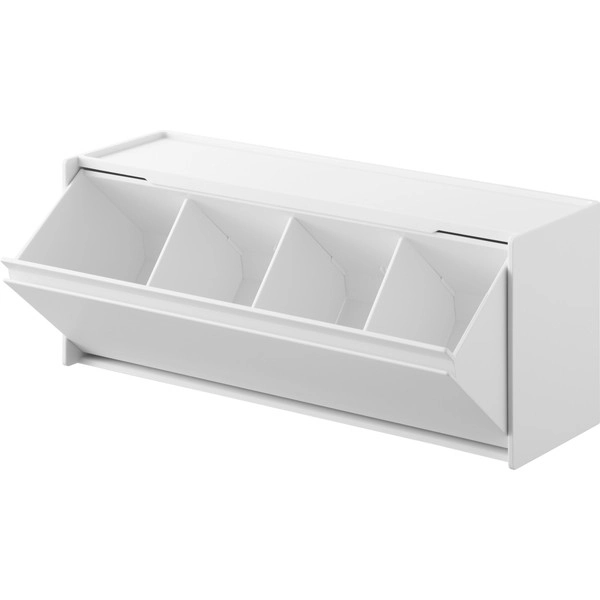 【tower】ウォール洗面収納ケース タワー 石こうボード壁対応 ホワイト