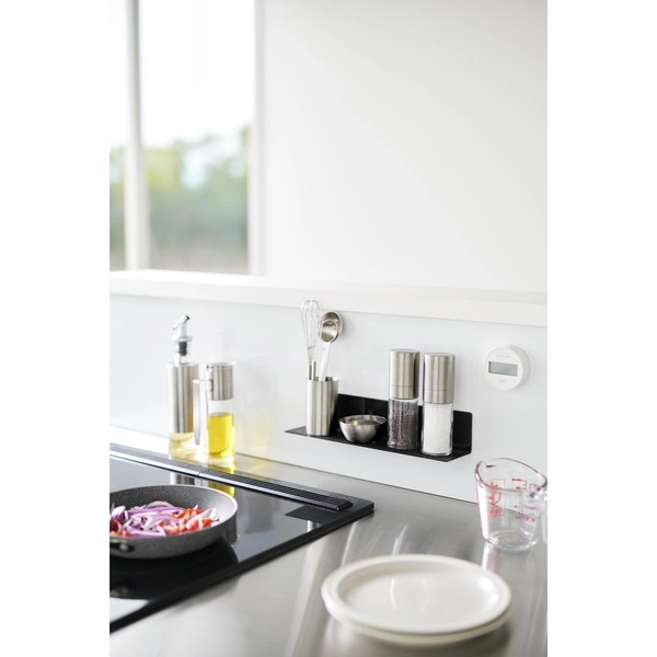 【tower】マグネットキッチン棚 タワー S ブラック