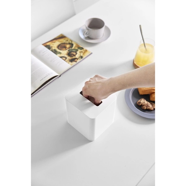 【tower】コンパクトティッシュケース タワー スクエア ホワイト