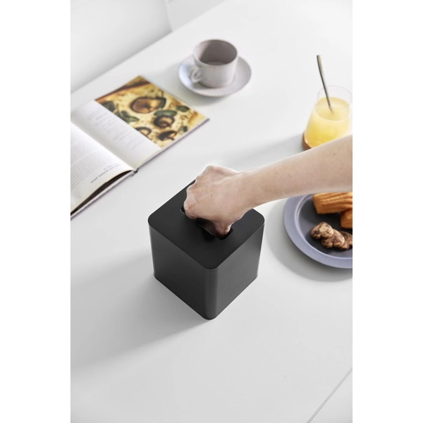 【tower】コンパクトティッシュケース タワー スクエア ブラック