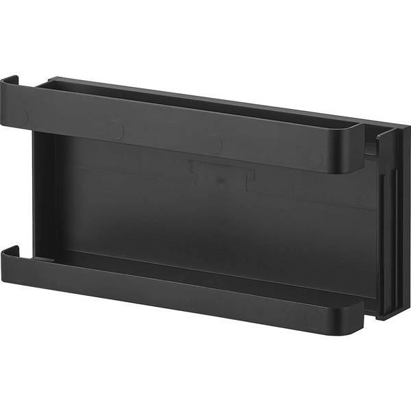 【tower】ウォール隠せるルーター収納 タワー Sサイズ 石こうボード壁対応 ブラック