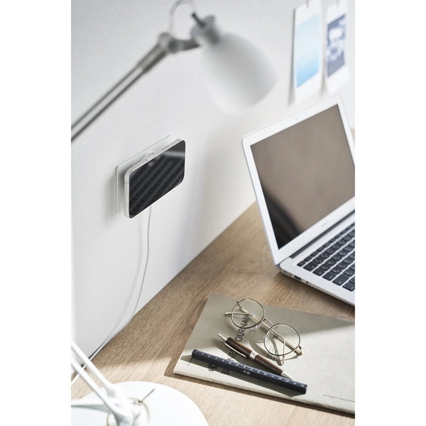 【tower】ウォールスマートフォン充電ホルダー タワー 石こうボード壁対応 ホワイト