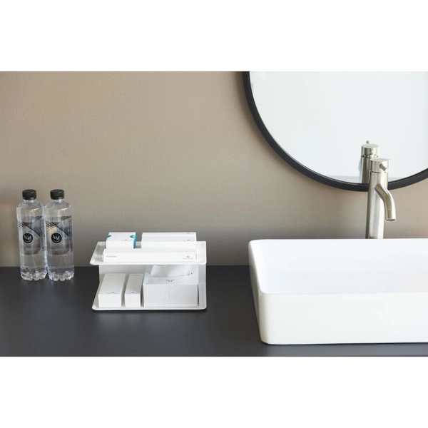 【tower】アメニティー収納 タワー 2段 ホワイト