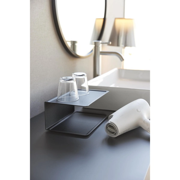 【tower】アメニティー収納 タワー 2段 ブラック