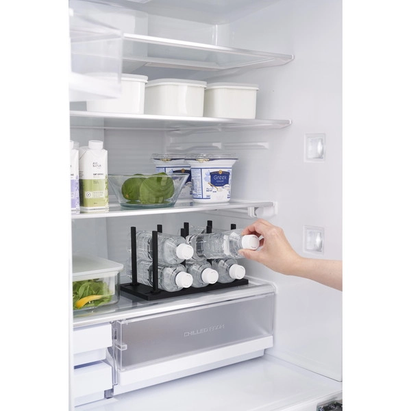 【tower】冷凍庫中仕切り調節収納スタンド タワー W27 ブラック