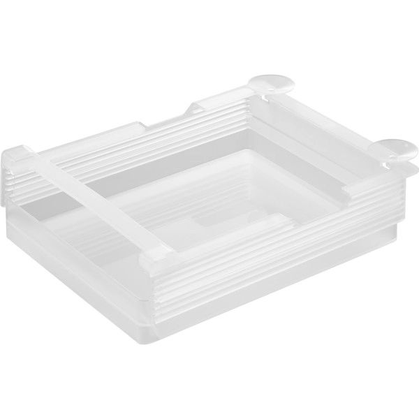 【tower】冷蔵庫中棚下高さ調節ラック タワー L ホワイト