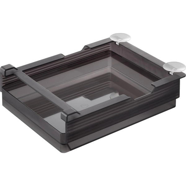 【tower】冷蔵庫中棚下高さ調節ラック タワー L ブラック