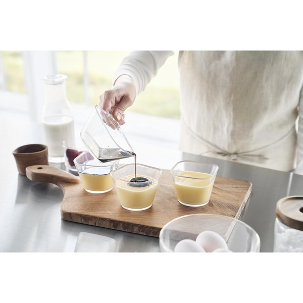 【tower】電子レンジ対応洗いやすいハンドル付き下ごしらえボウル タワー S クリア