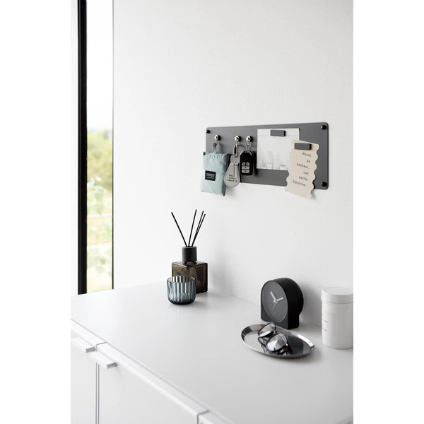 【tower】ウォールプリントスチールパネル タワー S 石こうボード壁対応 ブラック