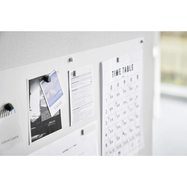 【tower】ウォールプリントスチールパネル タワー L 石こうボード壁対応 ホワイト