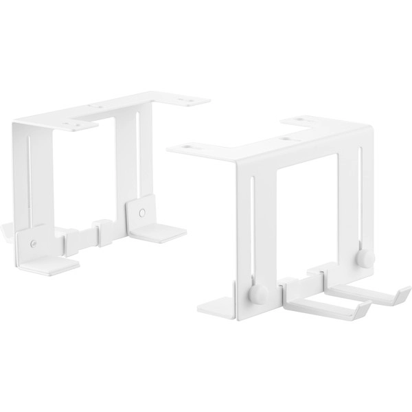 【smart】可動式デスク下ゲーム機ホルダー スマート ホワイト