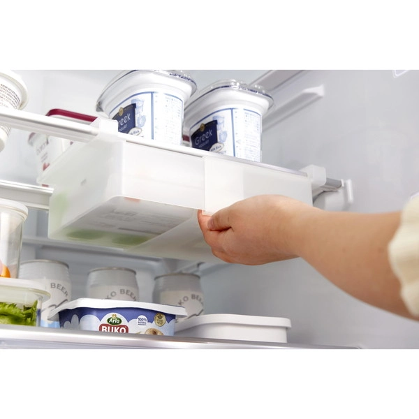 【tower】冷蔵庫中棚下伸縮ラック タワー ホワイト