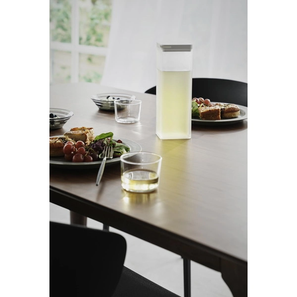 【tower】水はね防止フィルター付き両方から注げる冷水筒 タワー ホワイト