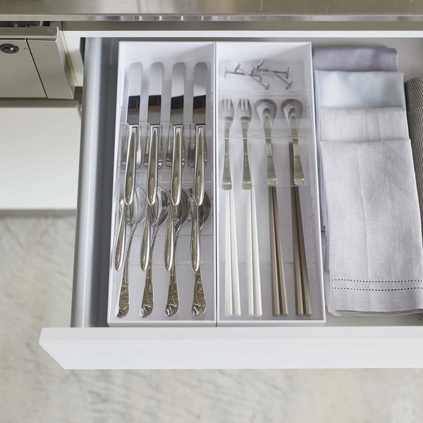 【tower】立体斜めカトラリーケース タワー (ホワイト)