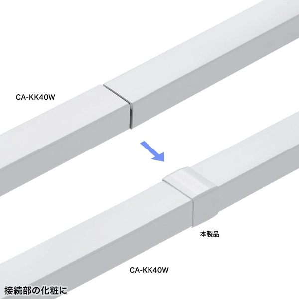 配線ダクト (連結カバー・ホワイト) CA-KK40J