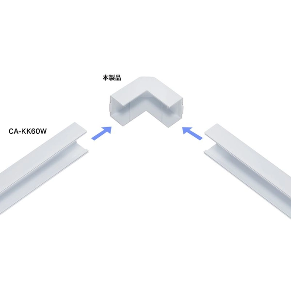 配線ダクト (内外L型・ホワイト) CA-KK60DR
