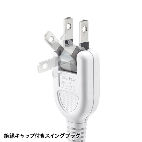 電源タップ (2P・12個口・3m) TAP-2312-3W