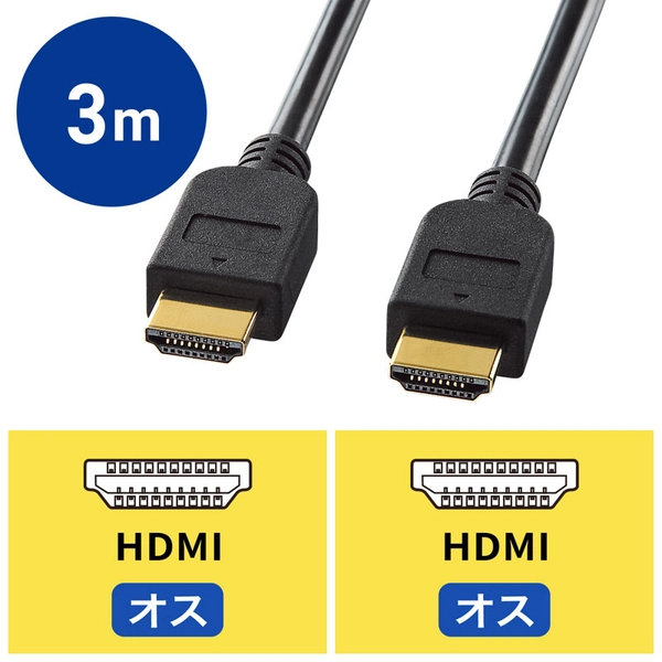 HDMIケーブル (3m) KM-HD20-30