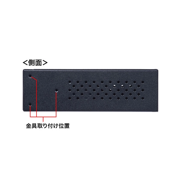 長距離伝送・ギガビット対応PoEスイッチングハブ(5ポート) LAN-GIGAPOE51