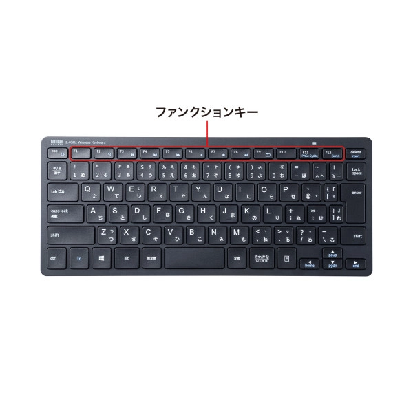 ワイヤレススリムキーボード SKB-WL36BK