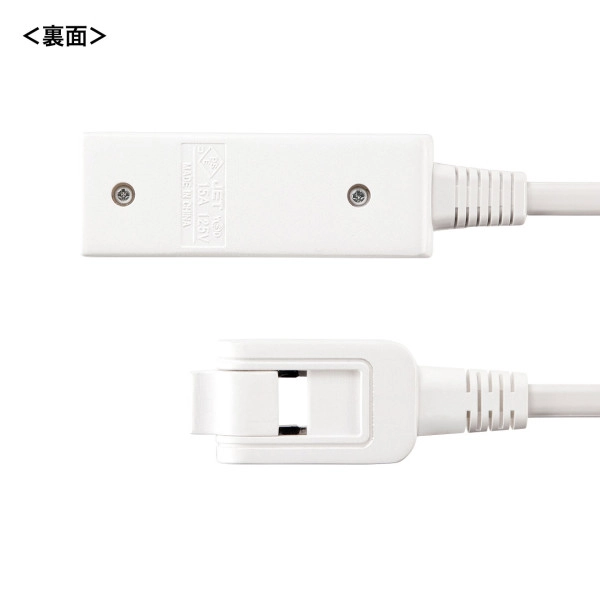 マイクロタップ 4個口 1m ホワイト TAP-M81W