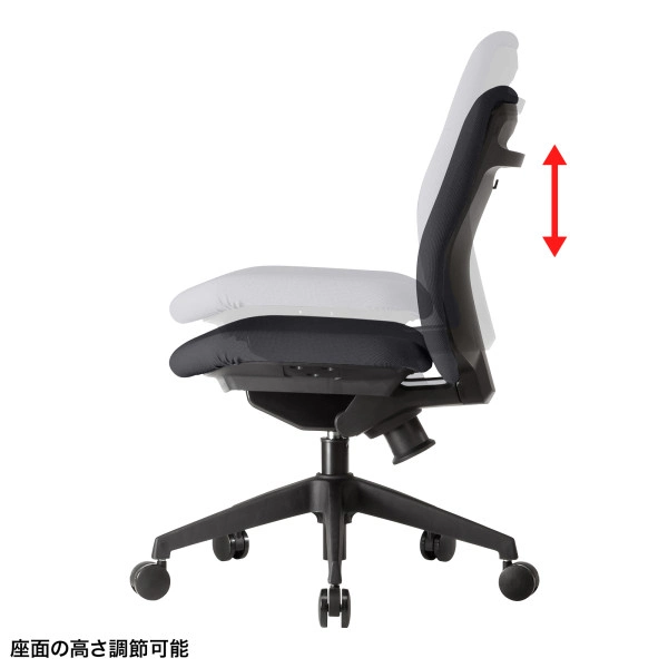 オフィスチェア ブラック SNC-080KBK