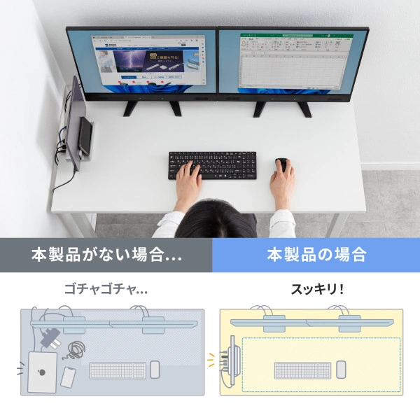 USB Type-Cドッキングステーション（スタンド一体型タイプ） USB-CVDK18