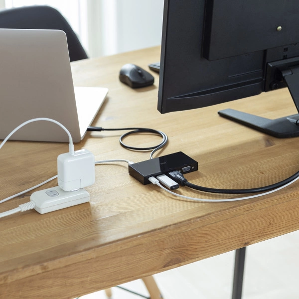 USB Type-Cマルチ変換アダプタ AD-ALCMHV2BK