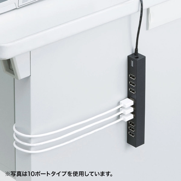 USB2.0ハブ（10ポート） USB-2H1001BKN