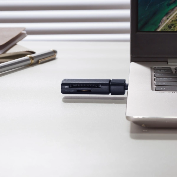 USB 5Gbps Type-C カードリーダー ADR-5TCMSD1BK