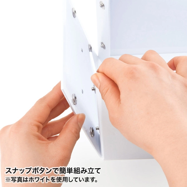 組み立て式DVD BOX（ブラック・W210mm） FCD-MT4BKN