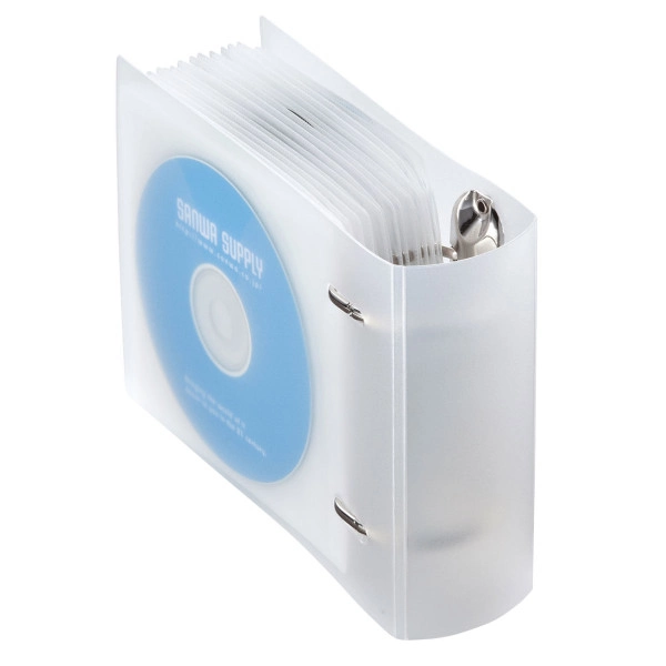 リングファイルケース（36枚収納・クリア） FCD-RG36CLN