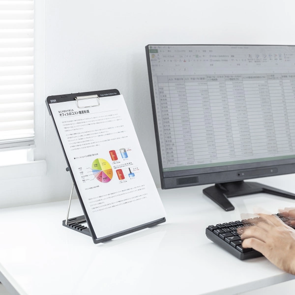 クリップ付き電子メモパッド(ブラック) DH-320BK