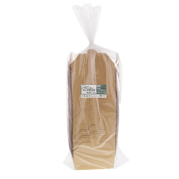 【HEIKO】食品容器 ペーパーランチBOX 17-14 50枚×6 (300個)