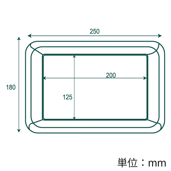 【HEIKO】食品容器 クラフトフードトレー 18x25 50枚×12 (600枚)