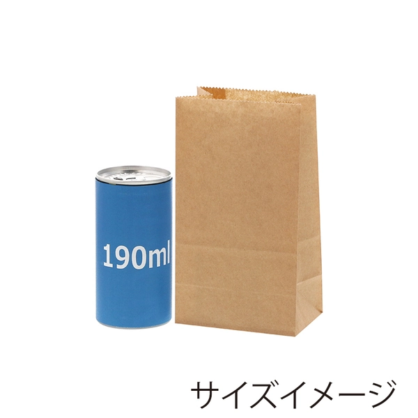 【HEIKO】NF(ノンフッ素)耐油角底袋 9-6 未晒無地 100枚×20 (2000枚)