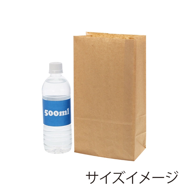 【HEIKO】NF(ノンフッ素)耐油角底袋 No.6 未晒無地 100枚
