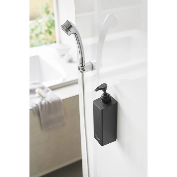 【tower】たっぷり洗剤が出るマグネットディスペンサー タワー シャンプー ブラック