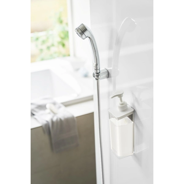 【MIST】たっぷり洗剤が出るマグネットディスペンサー ミスト コンディショナー ホワイト