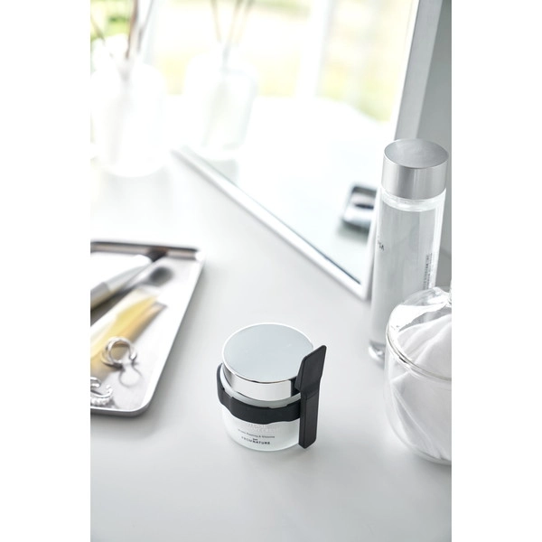 【tower】収納バンド付き美容クリームスパチュラ タワー ブラック