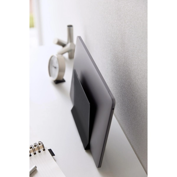 【tower】スリムノートパソコンスタンド タワー ブラック