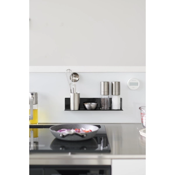 【tower】マグネットキッチン棚 タワー S ブラック