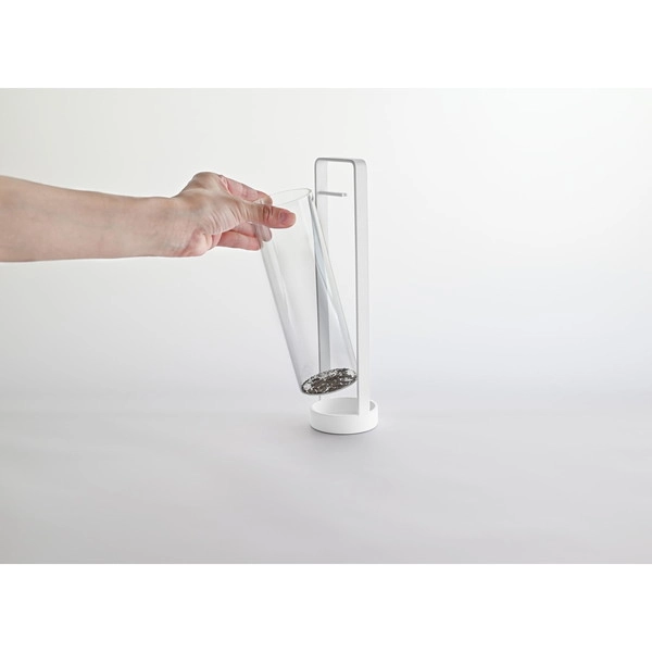 【tower】お香スタンド タワー 灰飛び防止カバー付き ホワイト