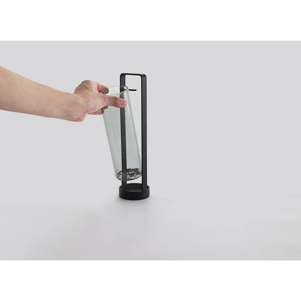 【tower】お香スタンド タワー 灰飛び防止カバー付き ブラック